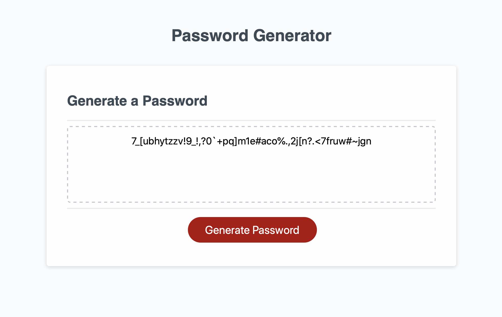 password generator